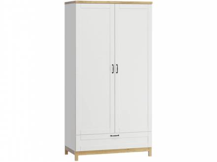 Распашной шкаф Равенна-2 Milk фото