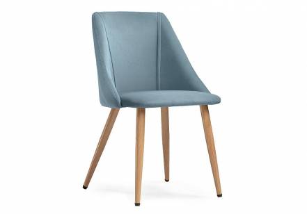 Стул Morgan light blue/wood фото