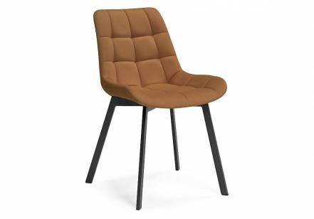 Стул Челси кирпичный/черный фото