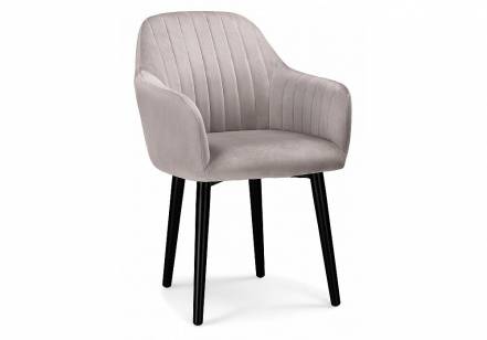 Стул Бри дымчатое/черное фото