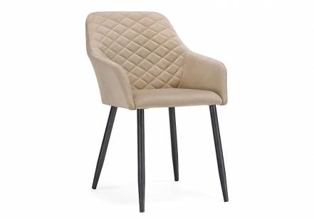 Стул Стив бежевое/черное фото