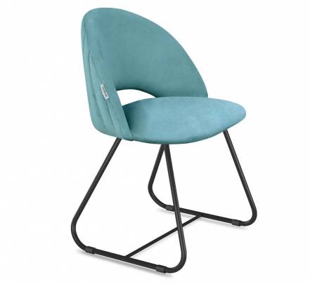 Стул SHT-ST34-1/S38 голубая пастель/чёрный муар photo Стул SHT-ST34-1/S38 голубая пастель/чёрный муар фото
