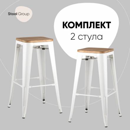 Стул Stool Group Tolix Wood Yd H765 W Lg 02 Box2 фото