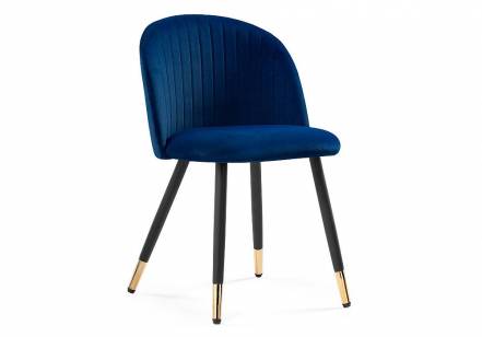 Стул Gabi dark blue/black/gold фото