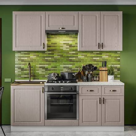 Кухня Констанция 2 0 490 Компоновка 6 Мускат Антарес фото