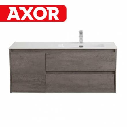 Тумба Belbagno Kraft 120 Kraft 1200 2C 1A So Cg R Cemento Grigio фото