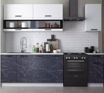 Кухня Техно 2 0 490 Компоновка 2 Антарес фото