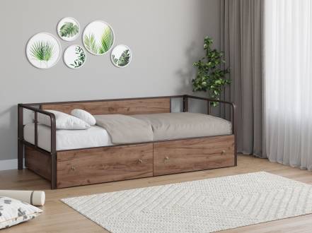 Кровать 4 Арга Лофт 120 4S 8014 фото