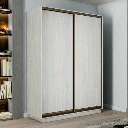 Шкаф-купе 1200x600x2400 Экспресс 2 Ясень Анкор светлый ЛДСП фото