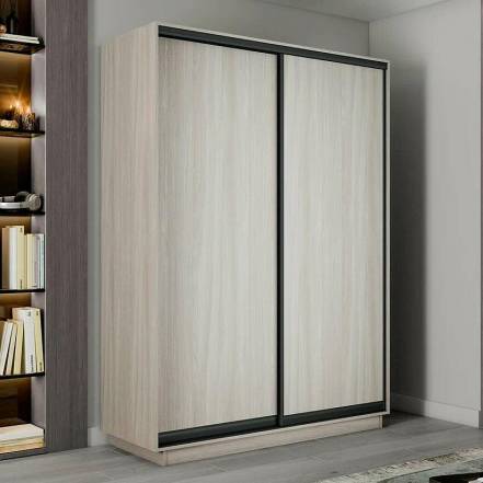 Шкаф-купе 1800x600x2400 Экспресс 2 Ясень Анкор светлый ЛДСП фото