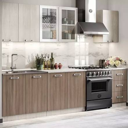 Кухня Катя 2,0м (Ясень шимо светлый/Ясень шимо темный) фото