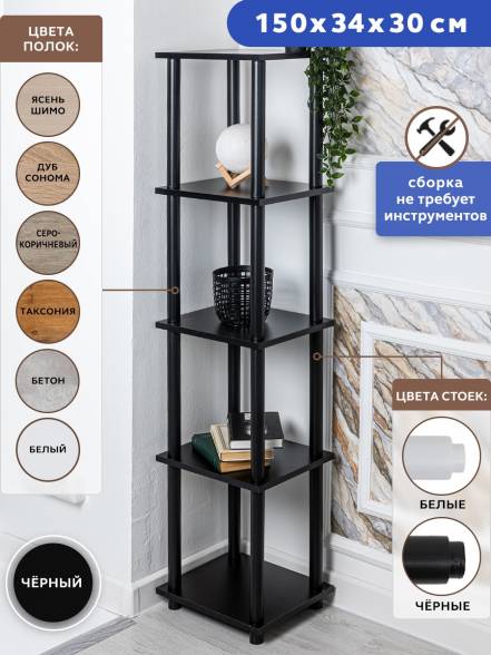 Этажерка Gastrorag 1450 5 5 Полки 34Х30Х148 5 фото