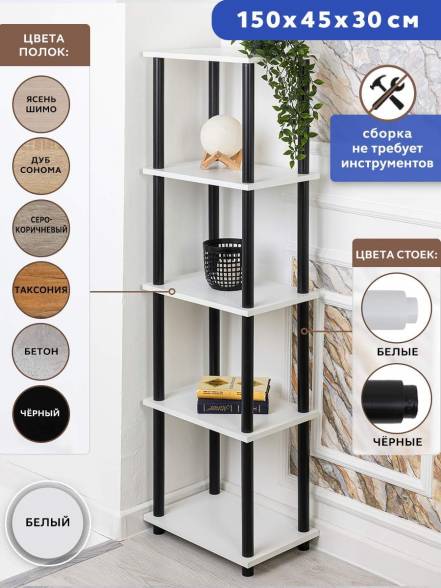 Этажерка Gastrorag 1450 5 5 Полок 45Х30Х148 5 фото