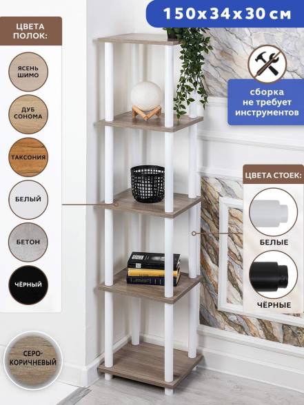 Этажерка Gastrorag 1450 5W 5 Полок 34Х30Х148 5 photo Этажерка Gastrorag 1450 5W 5 Полок 34Х30Х148 5 фото