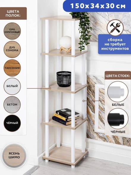 Этажерка Gastrorag 1450 5W 5 Полок 34Х30Х148 5 photo Этажерка Gastrorag 1450 5W 5 Полок 34Х30Х148 5 фото