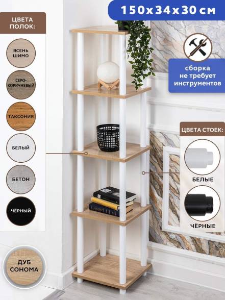 Этажерка Gastrorag 1450 5W 5 Полок 34Х30Х148 5 photo Этажерка Gastrorag 1450 5W 5 Полок 34Х30Х148 5 фото