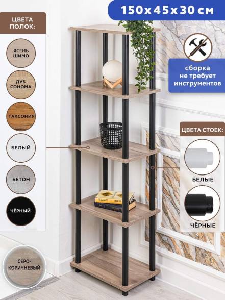 Этажерка Gastrorag 1450 5 5 Полок 45Х30Х148 5 фото