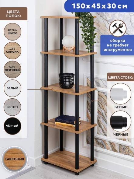 Этажерка Gastrorag 1450 5 5 Полок 45Х30Х148 5 фото