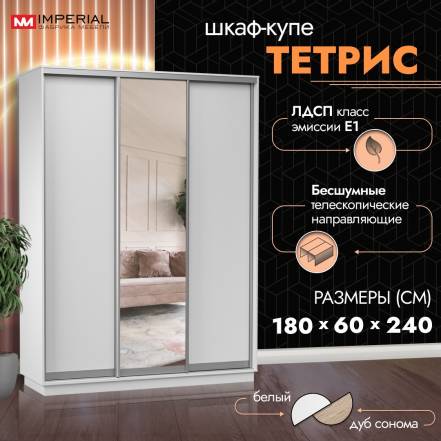 Шкаф Купе Империал Тетрис фото