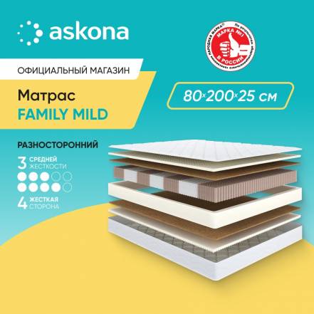 Матрас Askona Family Mild photo Матрас Askona Family Mild фото