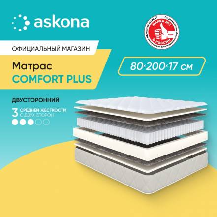 Матрас Askona Comfort Plus фото