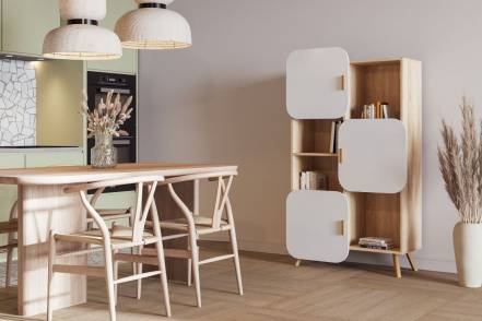 Стеллаж Модерн 2 Шxгxв 920 350 1600 Мегамебель Мегамебель фото