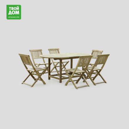 Комплект садовой мебели Rohman Java 7 предметов фото