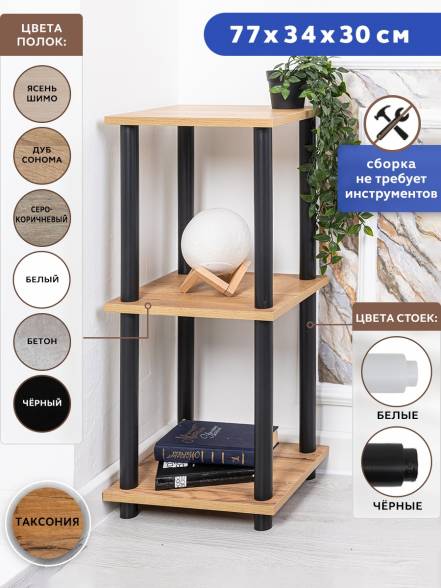 Этажерка Gastrorag 0770 3 3 Полки 34Х30Х77 photo Этажерка Gastrorag 0770 3 3 Полки 34Х30Х77 фото