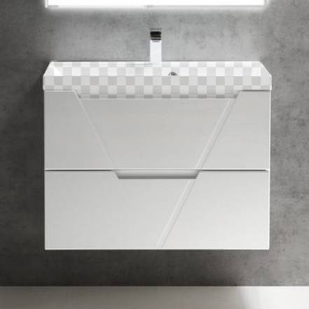 Тумба Belbagno Vittoria 800 2C So Bl Bianco Lucido фото