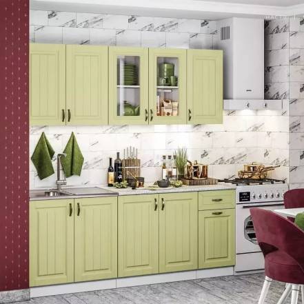 Кухня Настя 1 6 900 490 Фисташка Антарес фото