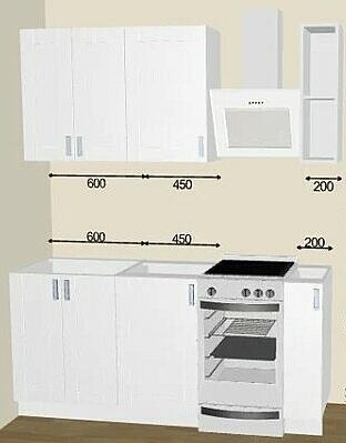 Кухня Лофт Super 2130 1250 600 Вариант 3 фото