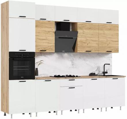 Кухня Рио New 3 0 490 Компановка 2 Крафт Крафт фото