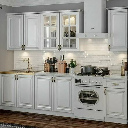 Кухня Престиж 2 0 900 Компоновка 3 Жемчуг Антарес фото