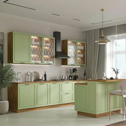 Кухня Ницца 3400 1800 2130 600 фото