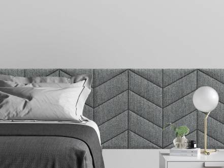 Кровати Alcantara Gray 2 1483 фото