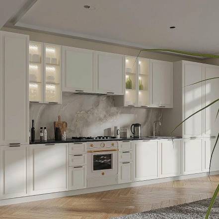 Кухня Ницца Royal Blanco 4600 2330 600 фото