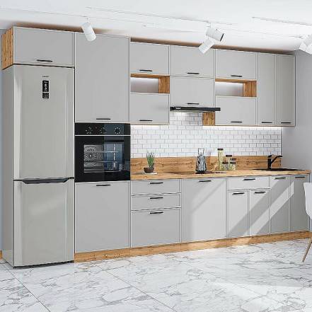 Кухня Фрейм 04 Silk 2340 3600 600 фото